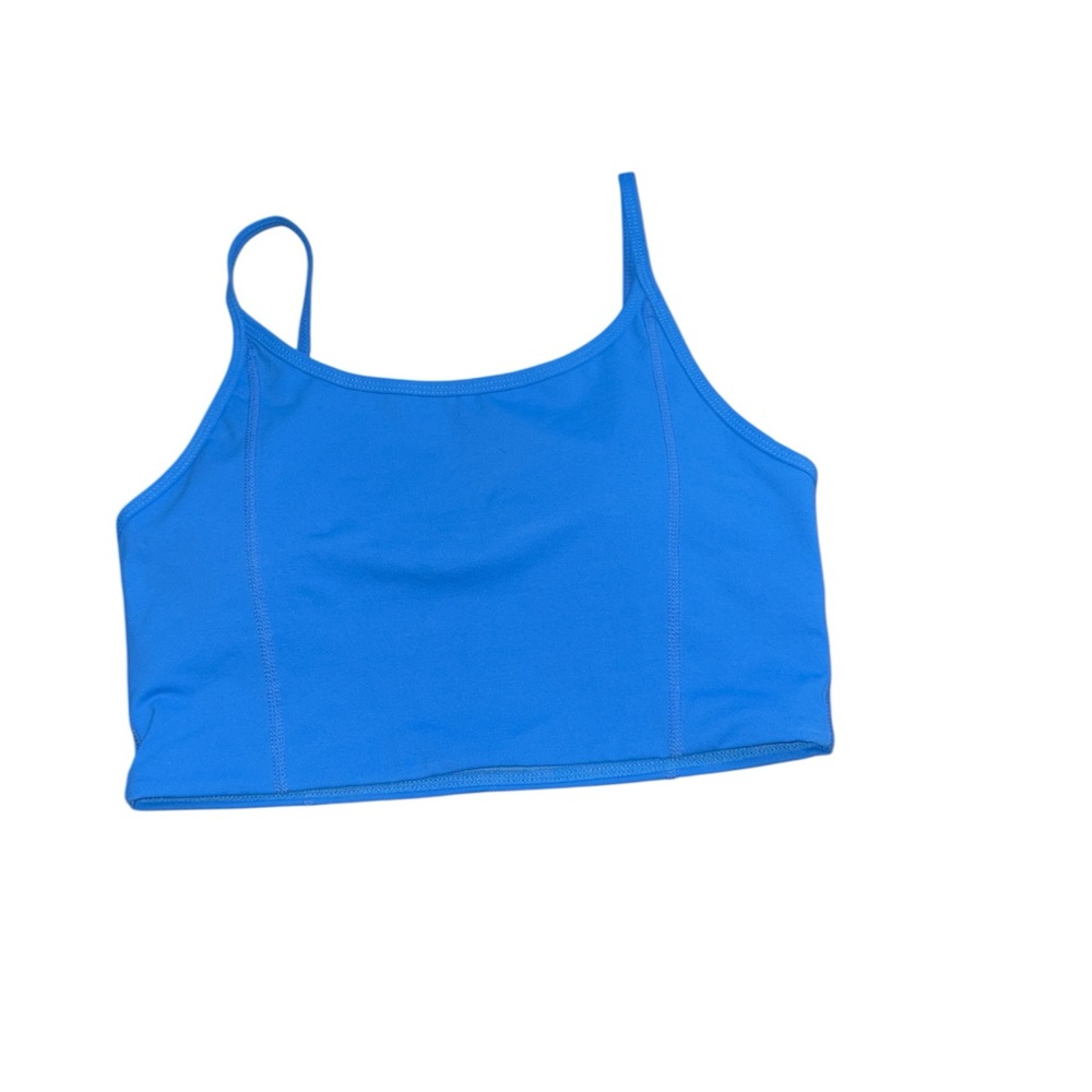 NWT Mono B Blue Workout Sports Bra Size Medium